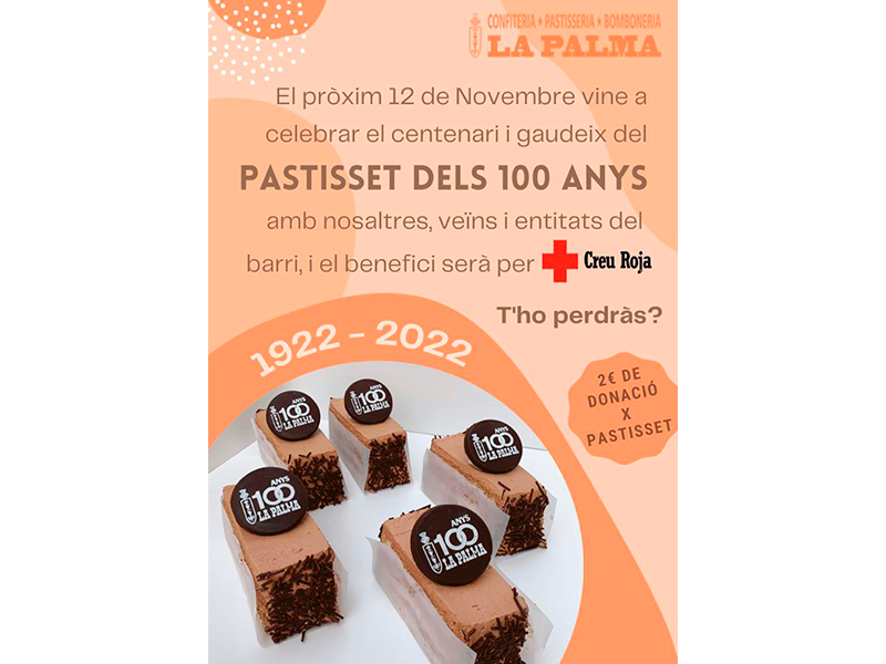Fiesta de aniversario 100 años de la Pastisseria La Palma