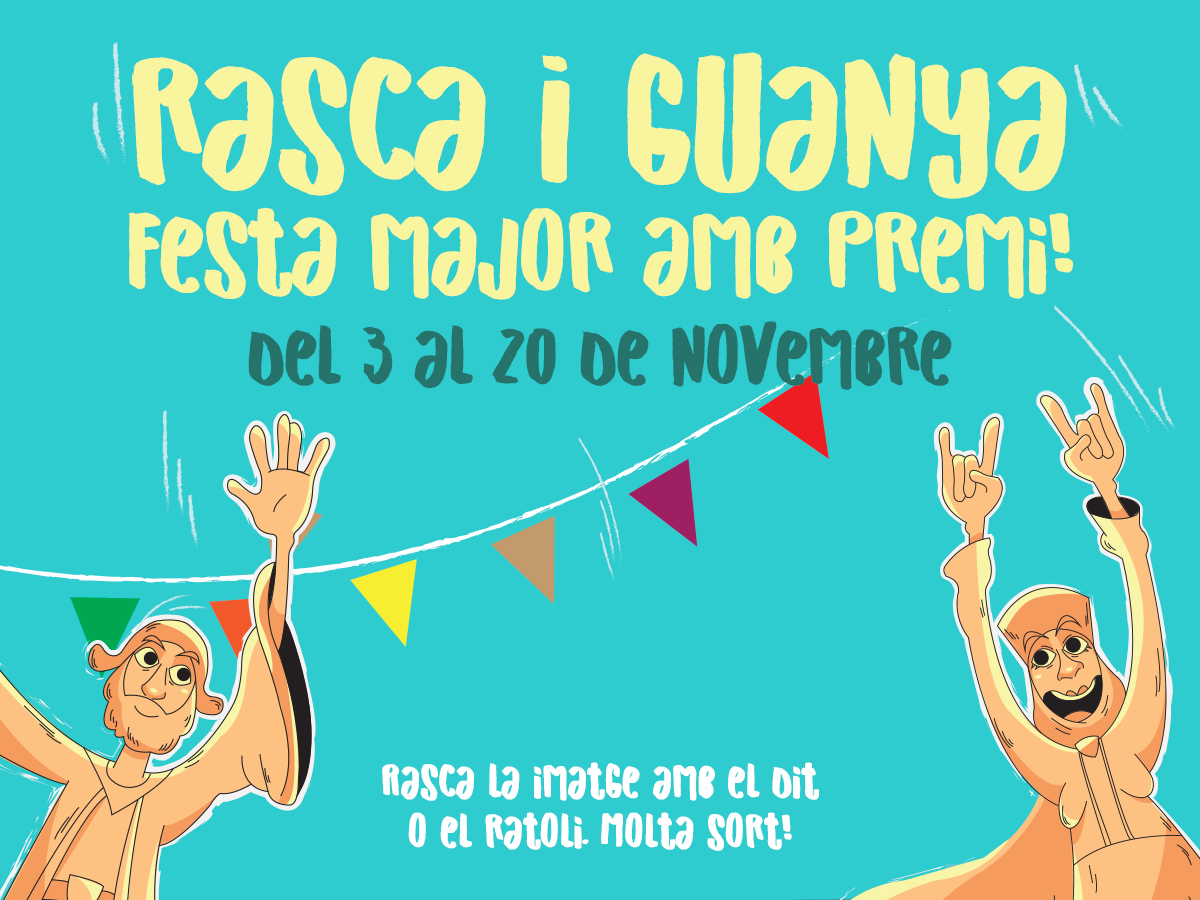 Rasca i Guanya digital de la Festa Major del Clot - Camp de l'Arpa