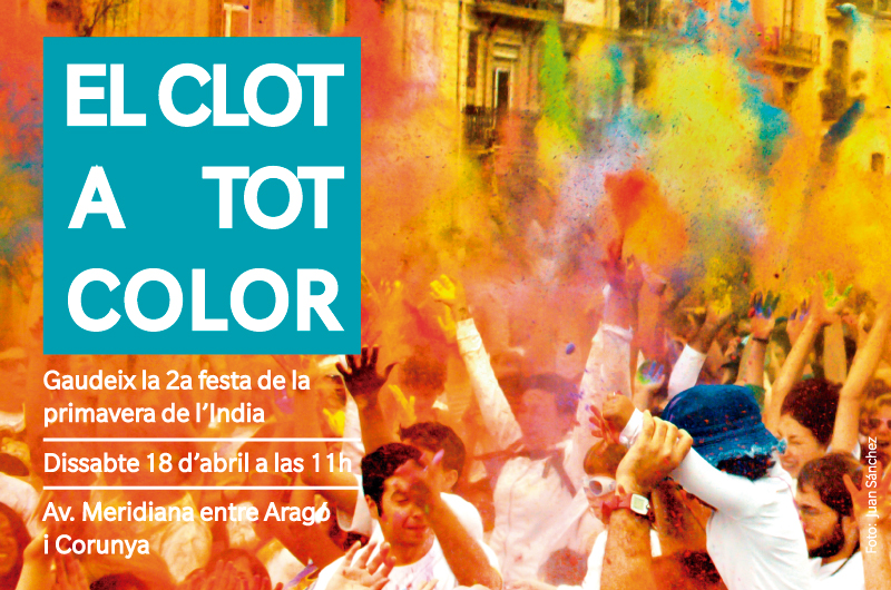 El Clot a Tot Color. 2a Fiesta de la Primavera de la India