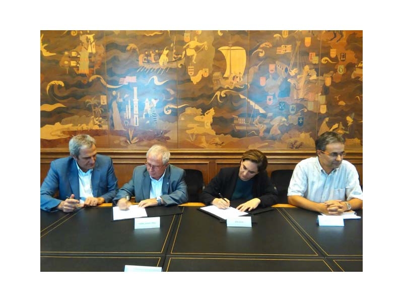 La Fundació Barcelona Comerç i l'Ajuntament de Barcelona signen un conveni per a la per a la promoció dels Eixos Comercials