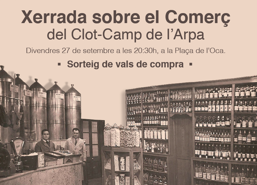 Conferencia sobre el Comercio del Clot-Camp de l'Arpa