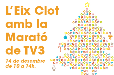 El Eix Clot amb la Marató de TV3. Ajuda a un cor