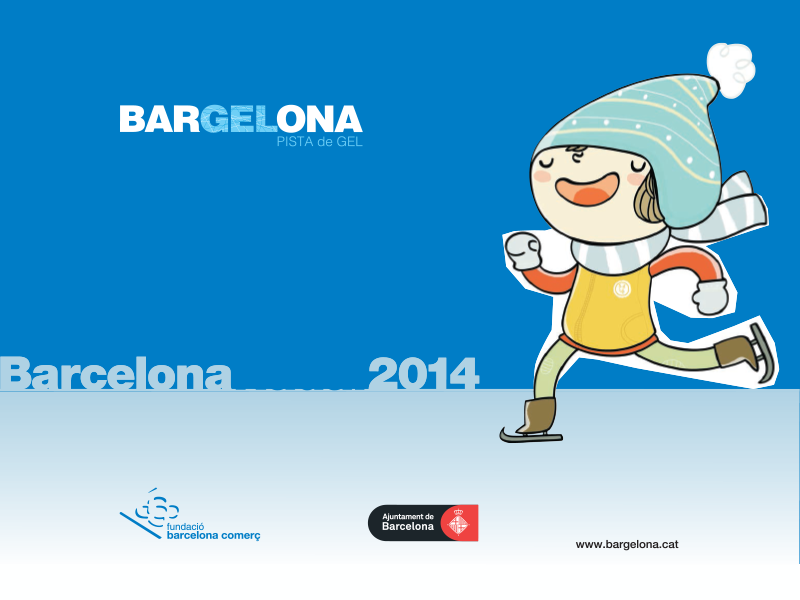  Bargelona, la pista de gel de Barcelona pel Nadal